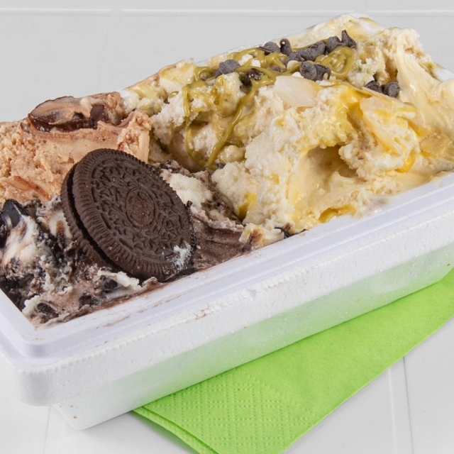 Vaschetta gelato da 550 grammi con quattro gusti